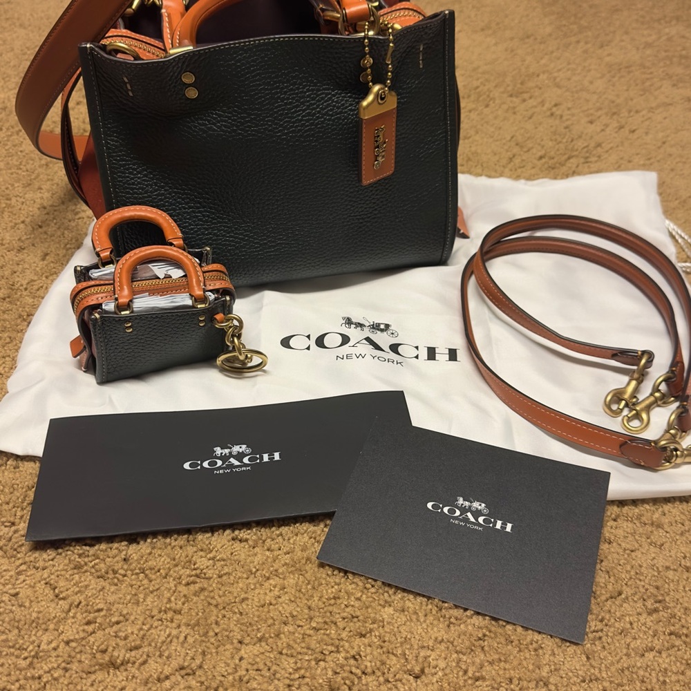 Coach Rogue 25 and Matching Bag Charm
